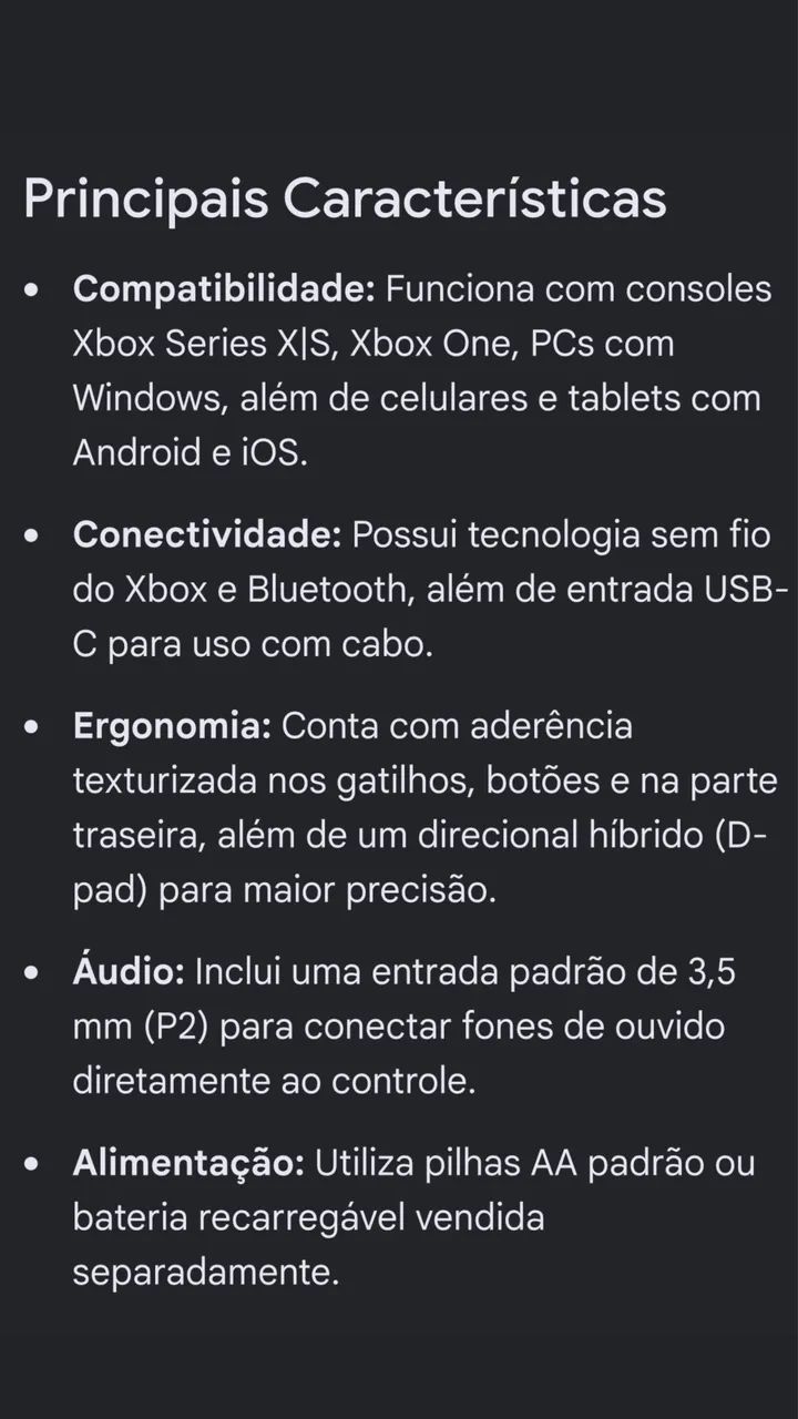 Controle sem fio - Xbox  - Foto 5