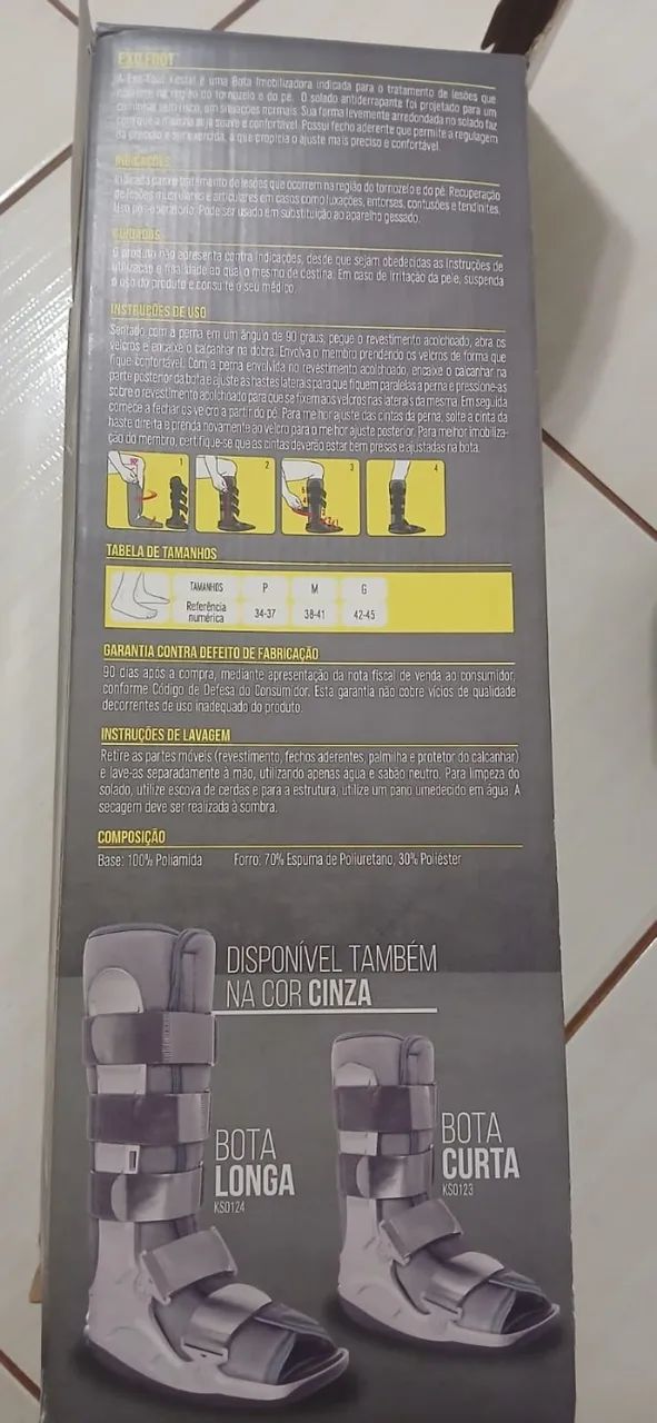 Bota imobilizadora - Foto 6