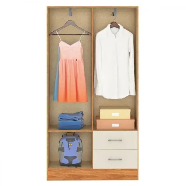 Guarda roupa Panamá 4P 2G + Cômoda Aruba - Foto 3