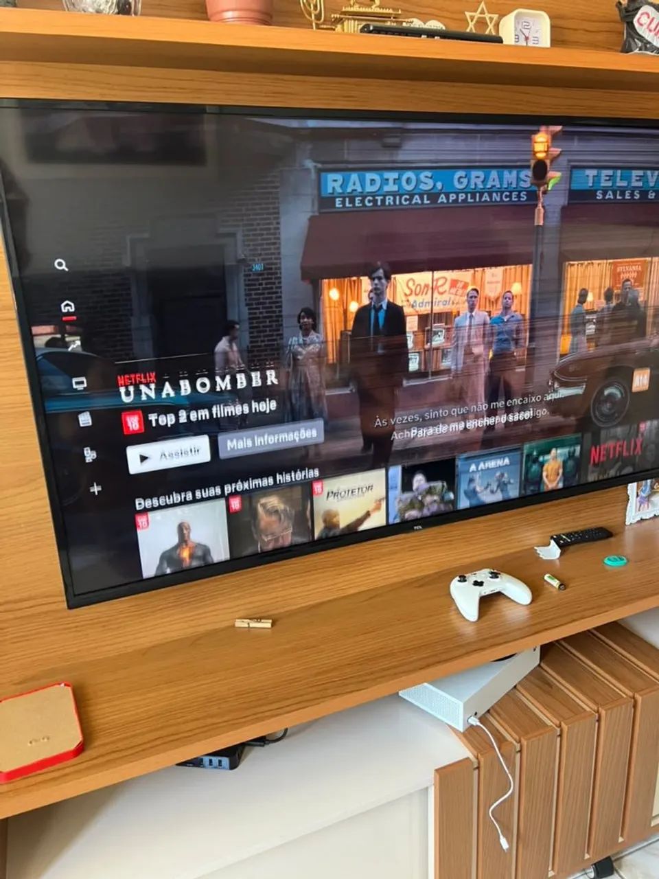 Tv tcl 55 polegadas linhas na tela funcionando normal - Foto 4