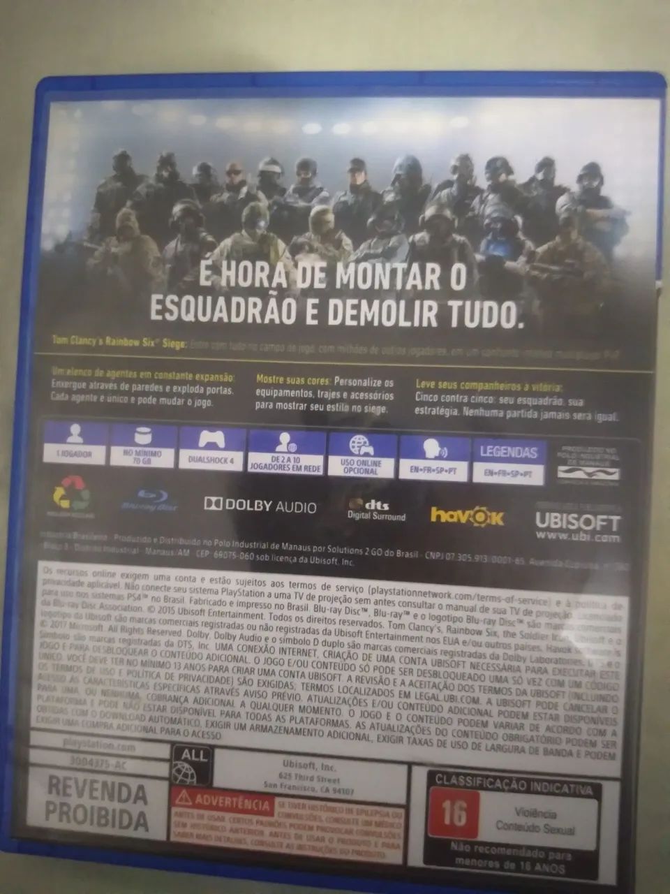Tom clancy's rainbow six siege nunca usado - Foto 2