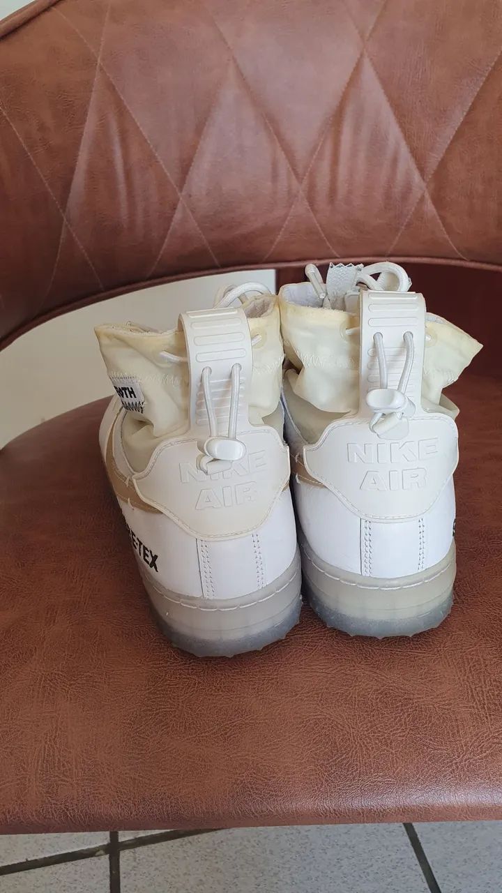 AIR FORCE ONE GORE-TEX BRANCO GELO - Foto 3