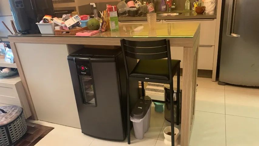 Sala de tv completa com bancada em MDF em excelente estado - Foto 2