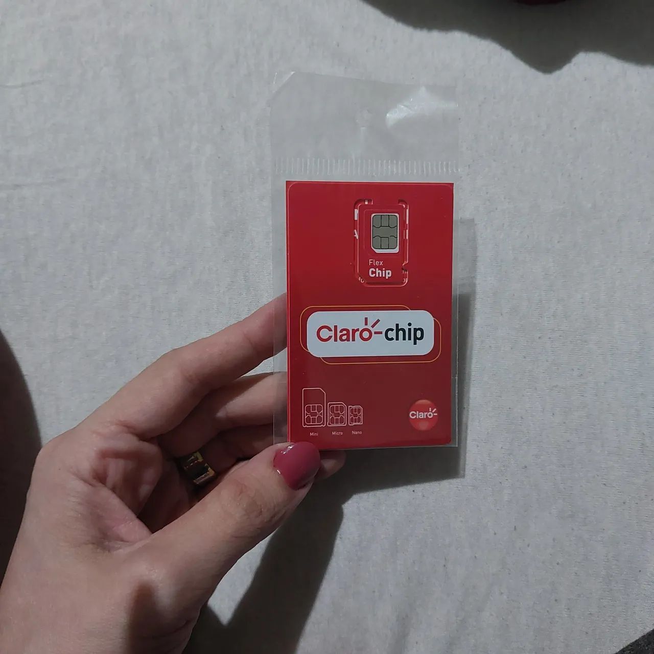 Chip novo da Claro 3 em1 (Mini, Micro e Nano sim)