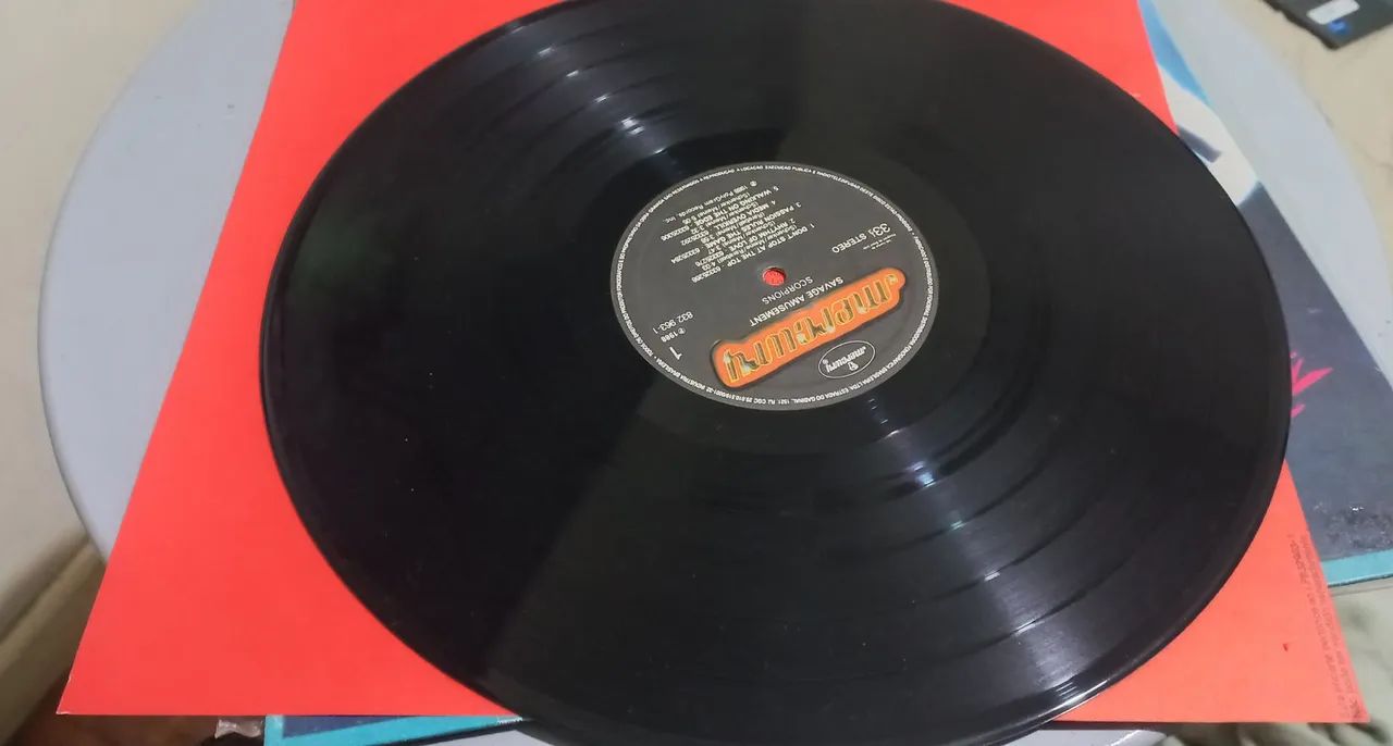 Scorpions Savage Amusement LP Polygram 1988 - Foto 4