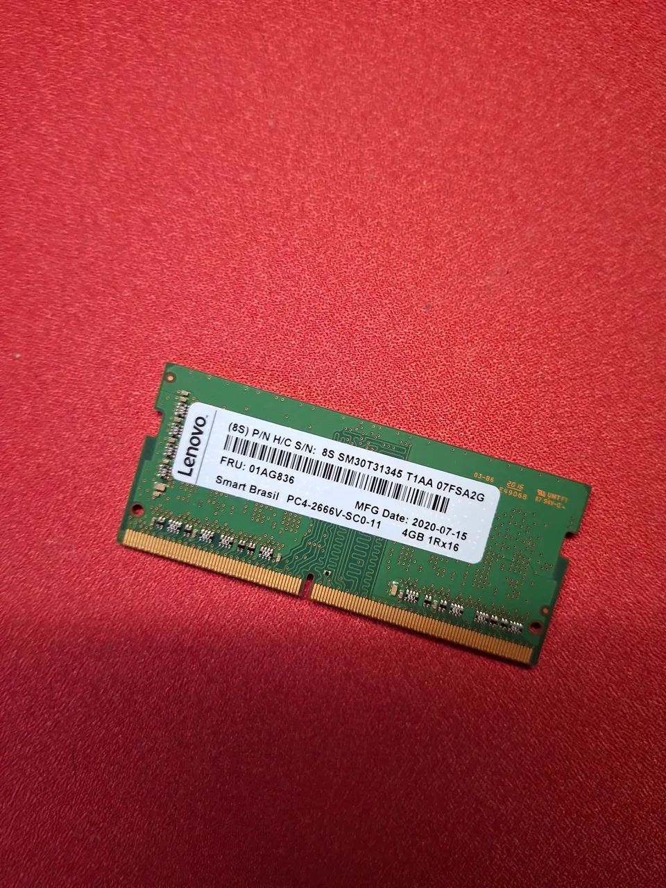 MEMÓRIA RAM 4GB DDR4 NOTEBOOK