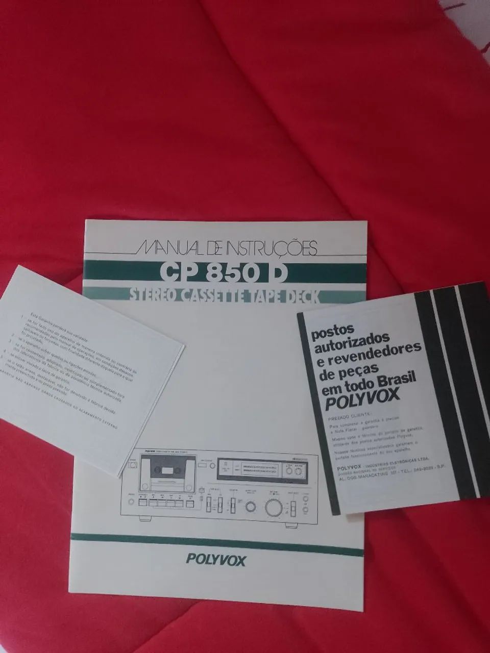 TAPE DECK POLIVOX CP 850