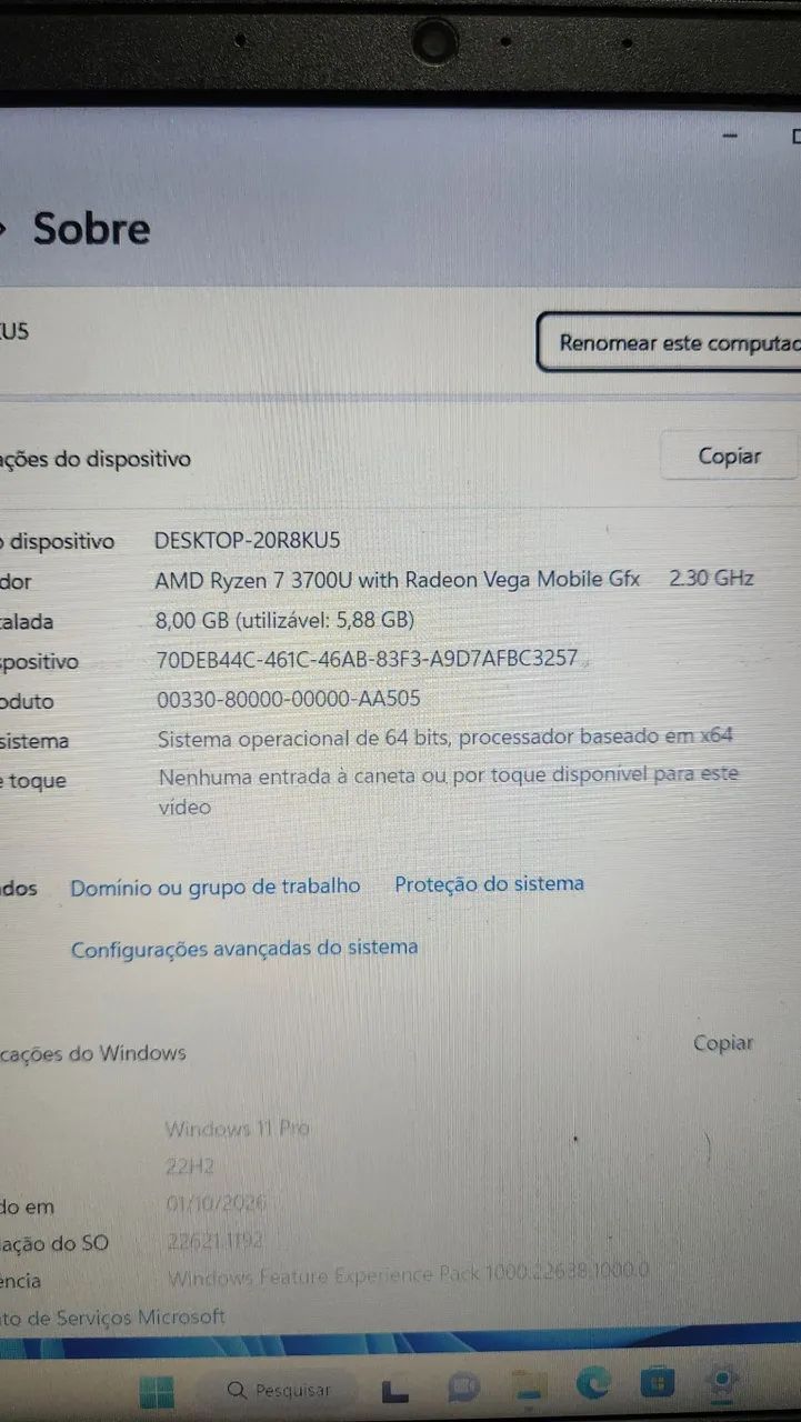 Notebook lenovo rayzen 7 - Foto 2
