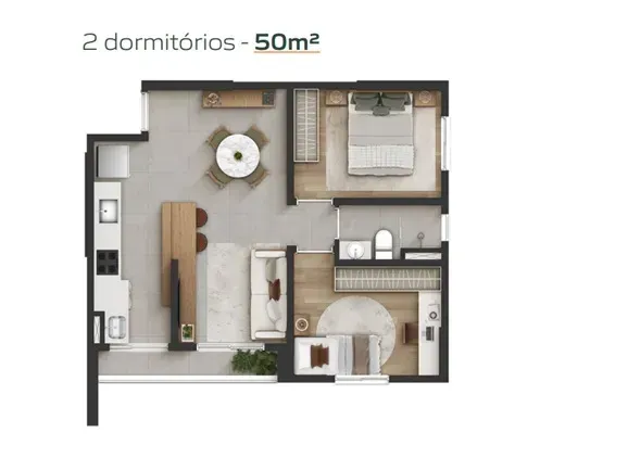 PLANTA 50m²