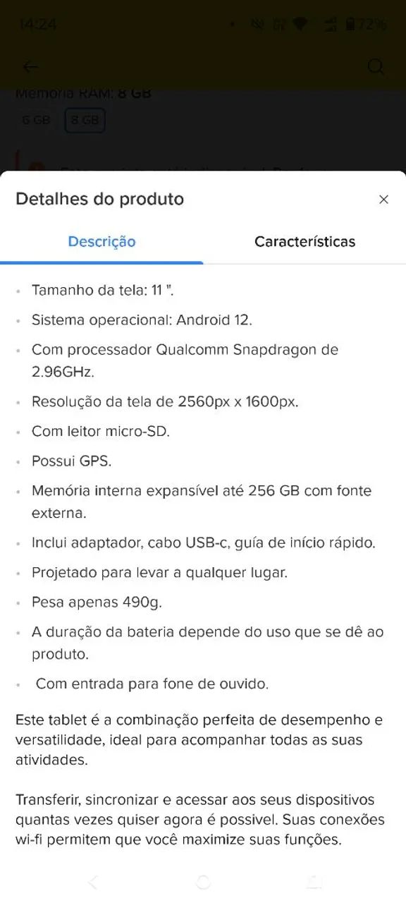 Xiaomi pad 6 256gb 8gb ram tablet - Foto 5