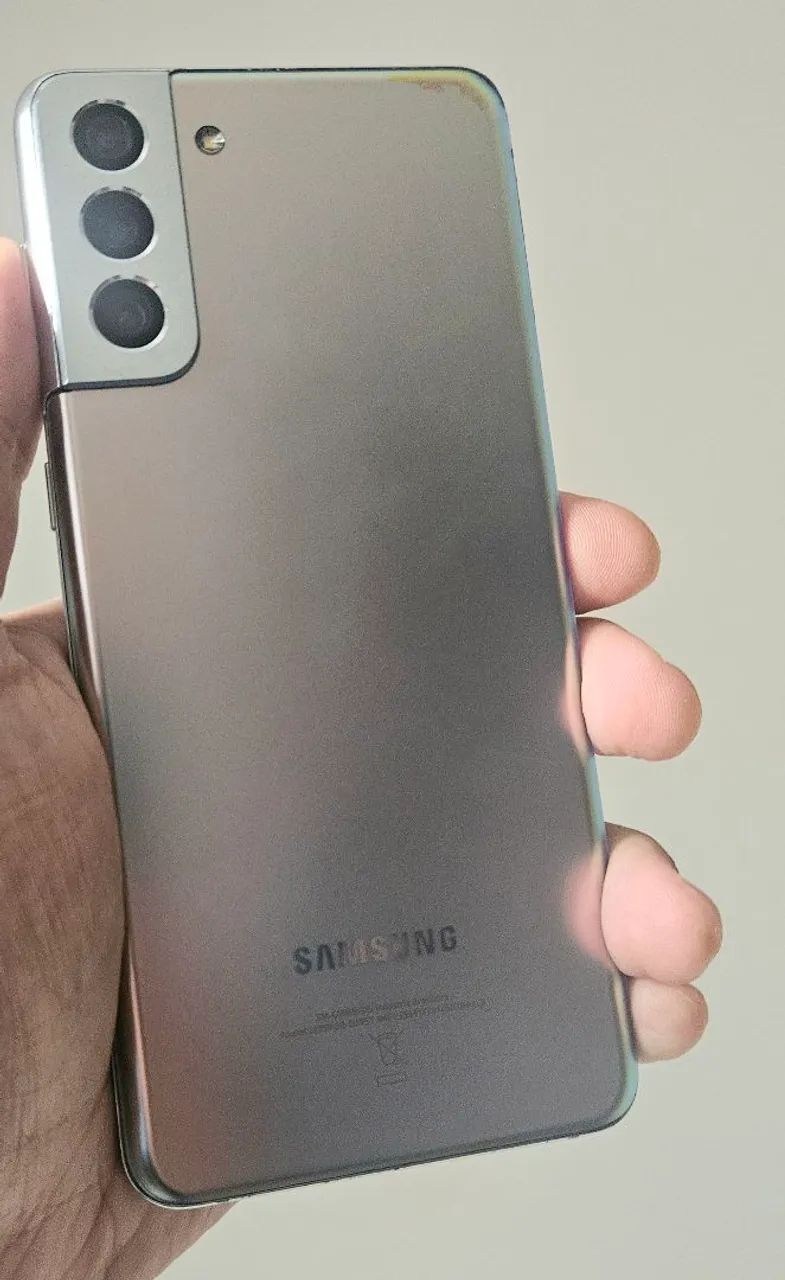 Samsung Galaxy S21 Plus Prata 5G 128GB 8GB RAM - Celulares e