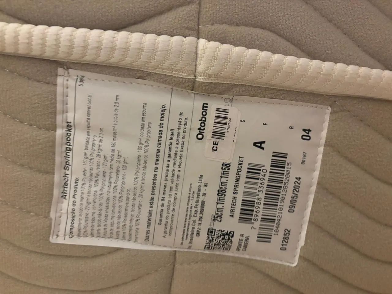 Cama Box Queen + Colchão Ortobom Airtech Spring Pocket  - Foto 5