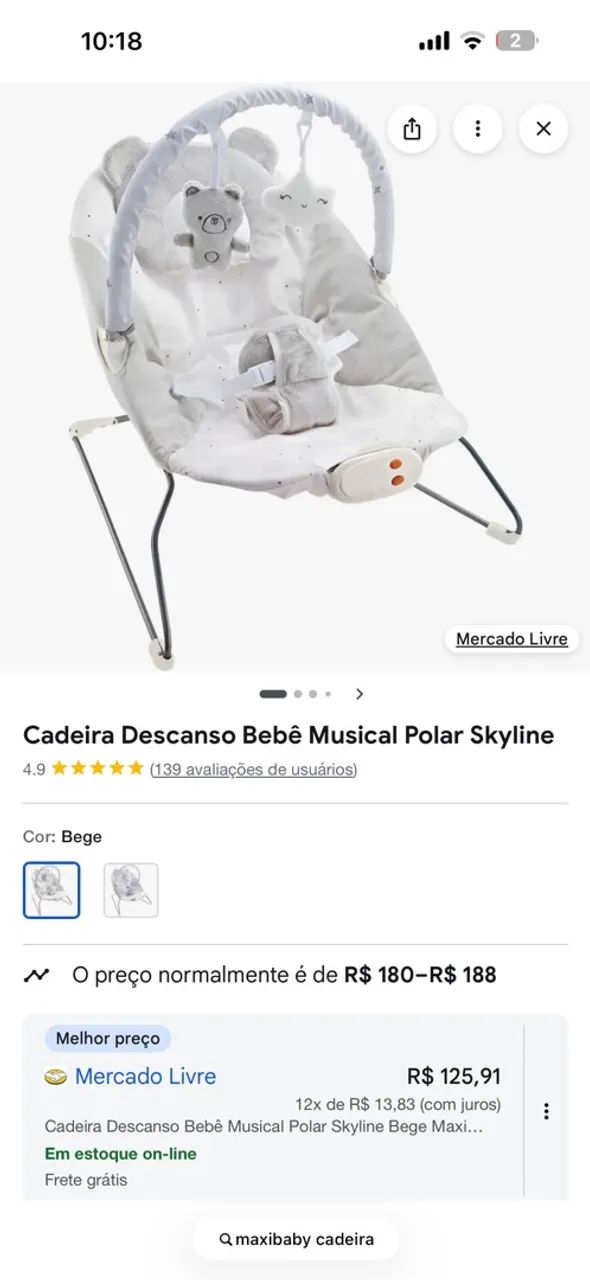 Cadeira de balanço 