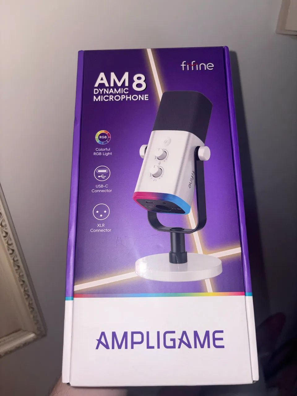 Microfone Fifine AM8 Branco - Semi Novo - Foto 3