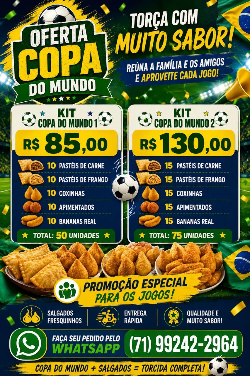 Salgados para festa 