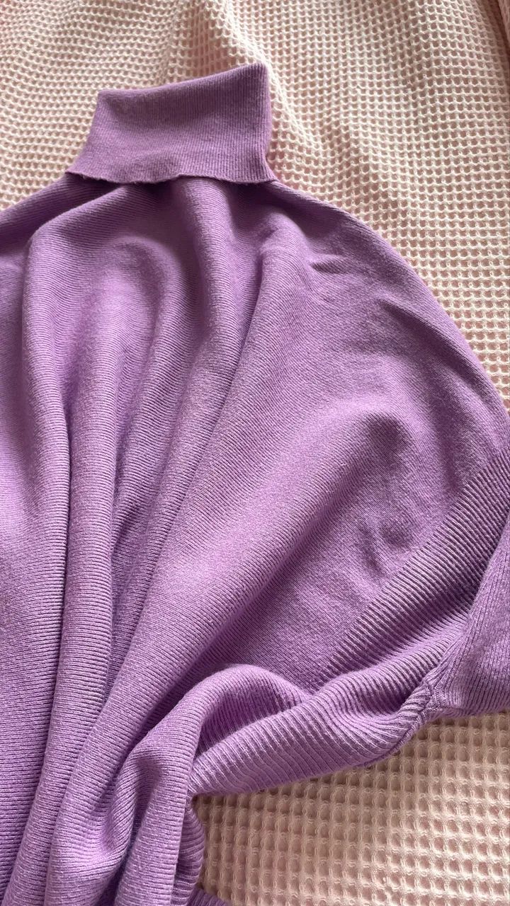 Poncho tricô  - Foto 3