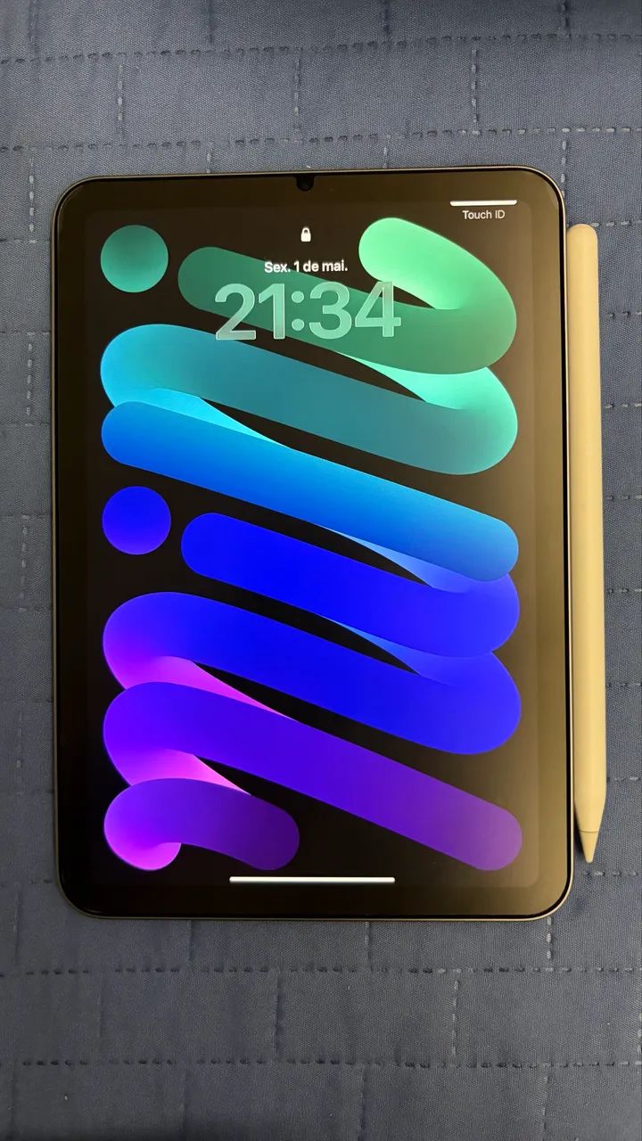 iPad mini 7 (A17 Pro) 128GB + Apple Pencil Pro + Acessórios