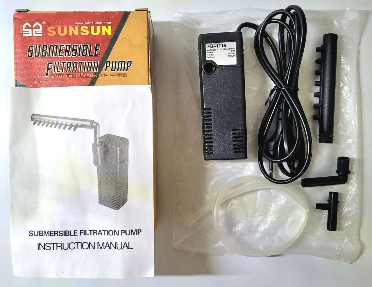 3 filtros Sunsun HJ-111b 200l/h para aquários de até 40L  - Foto 3