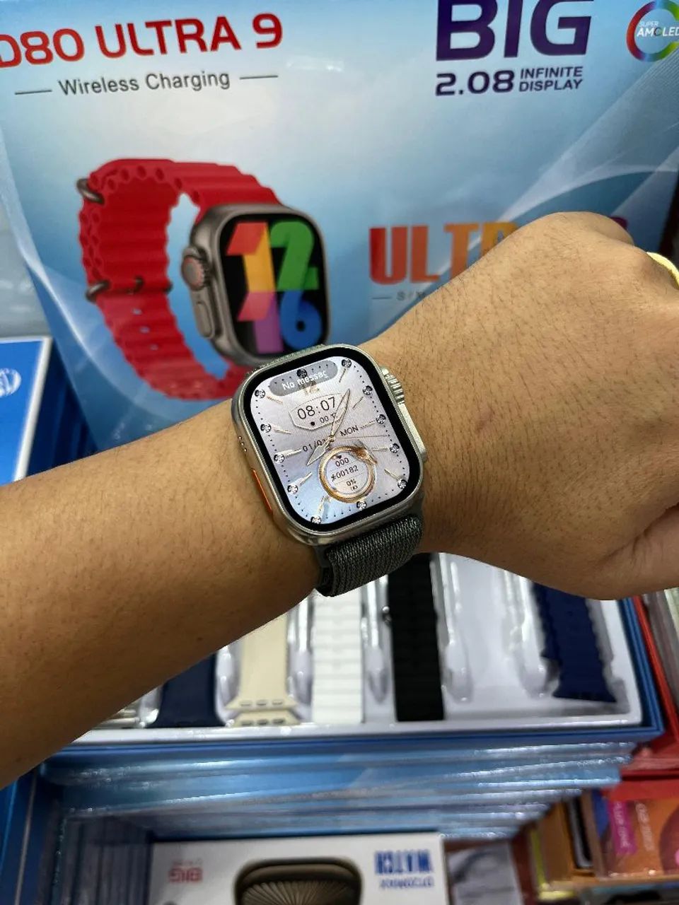 Smartwatch 7 pulseiras  - Foto 5