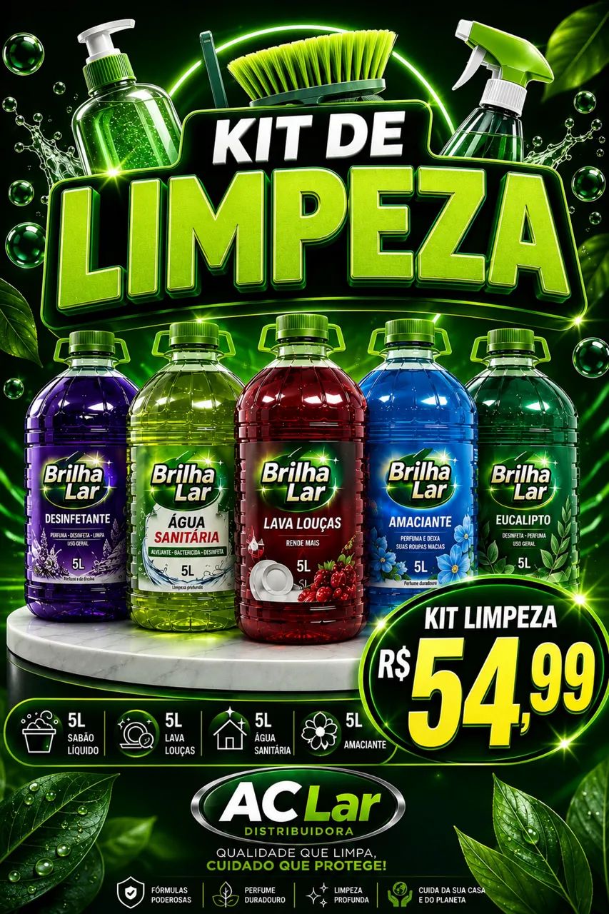 Kit de limpeza 