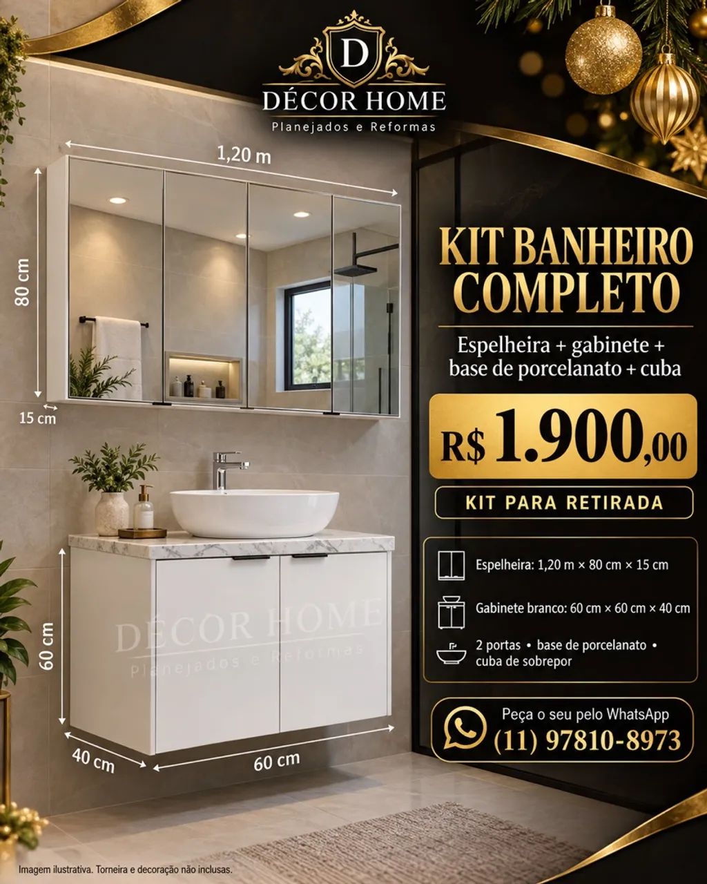 Móveis para banheiro 