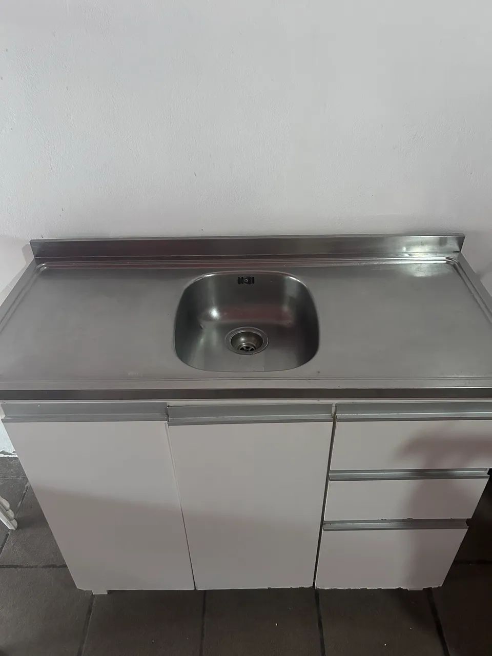 Pia inox com balcão  - Foto 2
