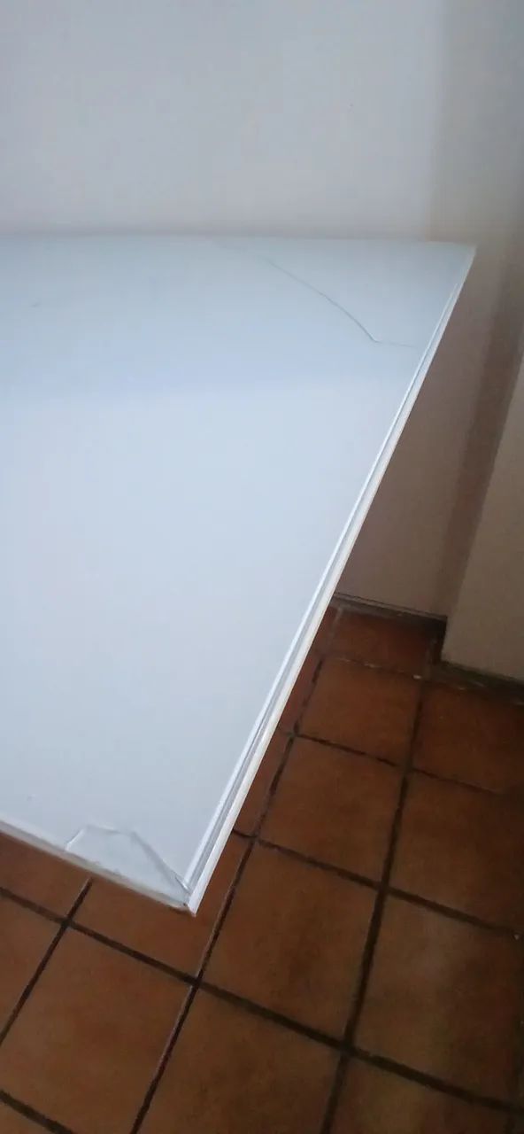 Mesa de inox e tampo de vidro  - Foto 5
