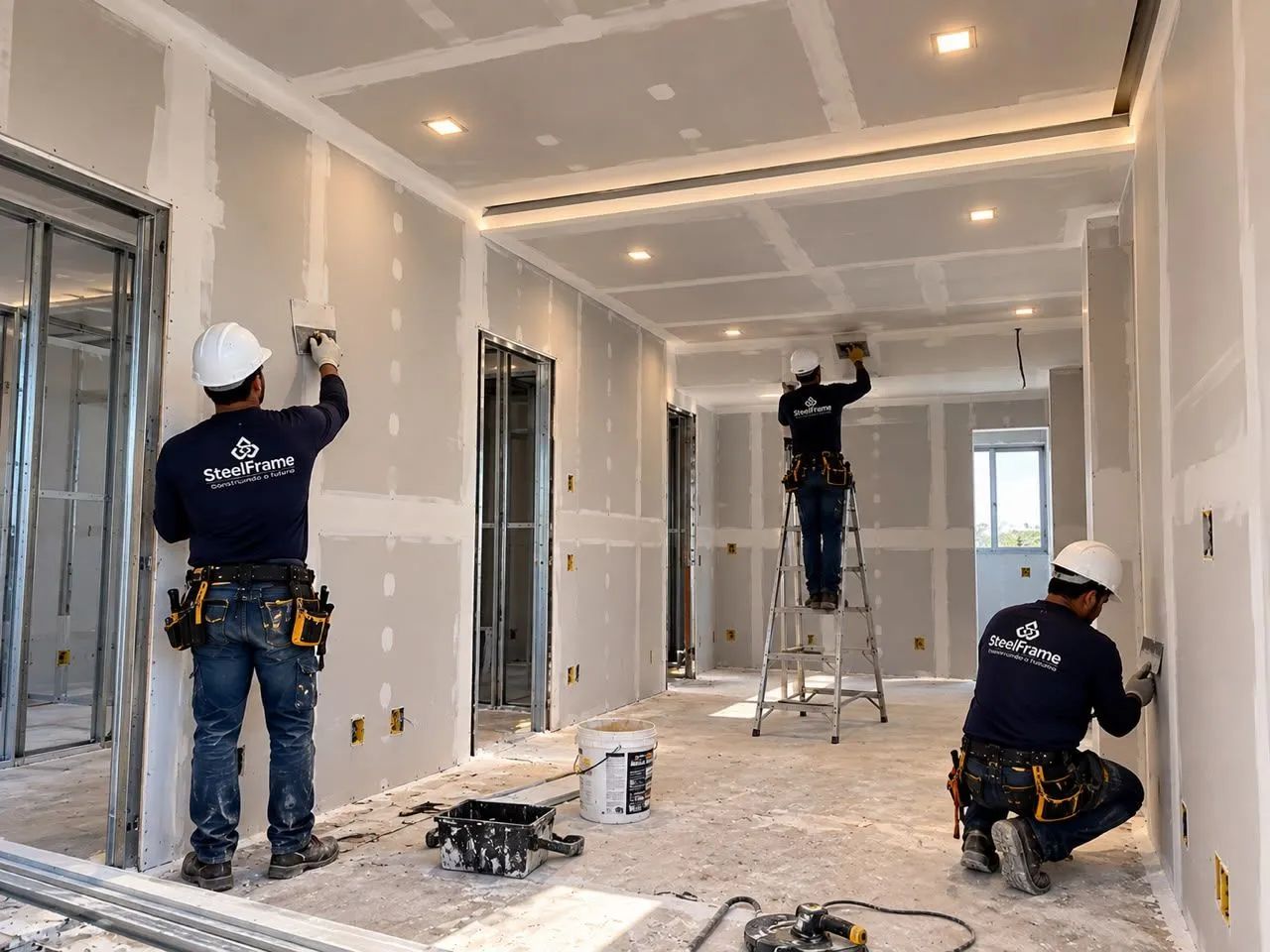 drywall,steelframe,casa modular,construimos do zero - Foto 2