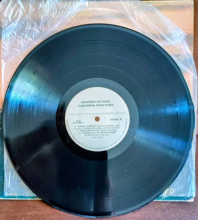 Lp Disco de Vinil Gospel Evangélico Carlinhos Fogo Puro - Ministério De Fogo - Foto 3