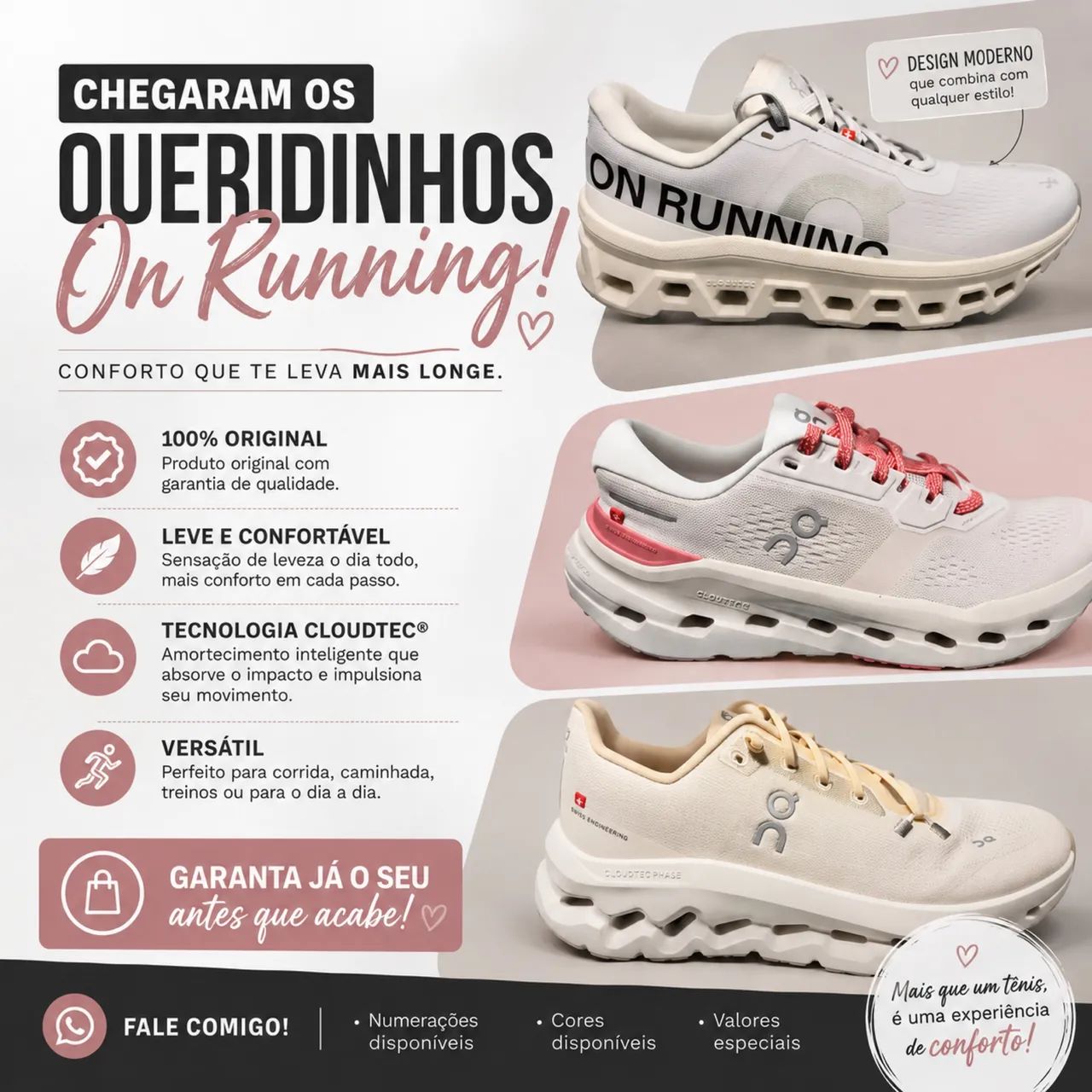 TÊNIS, OS QUERIDINHOS DA ON RUNNING!