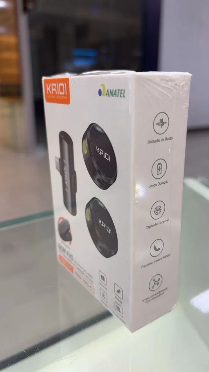 MICROFONE LAPELA KAIDI KMF4-C TIPO-C  - Foto 2