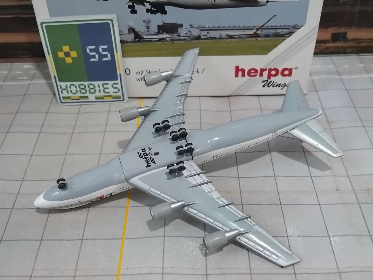 Miniatura Avião Herpa Wings 1/500 JAA Japan Asia Airways Boeing