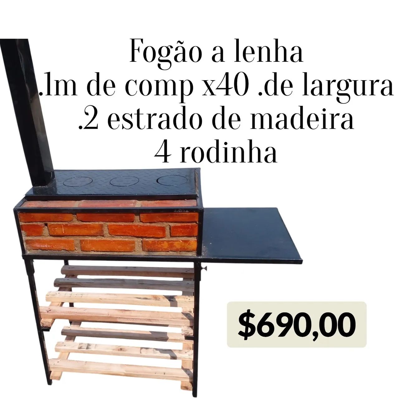 Fogão a lenha 