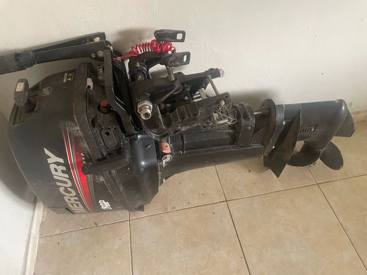 Motor mercury 15 hp 