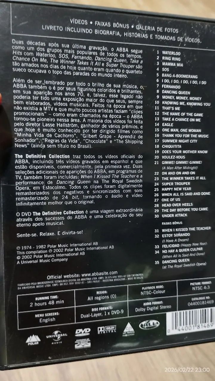 Abba&Queen dvds originais  - Foto 5