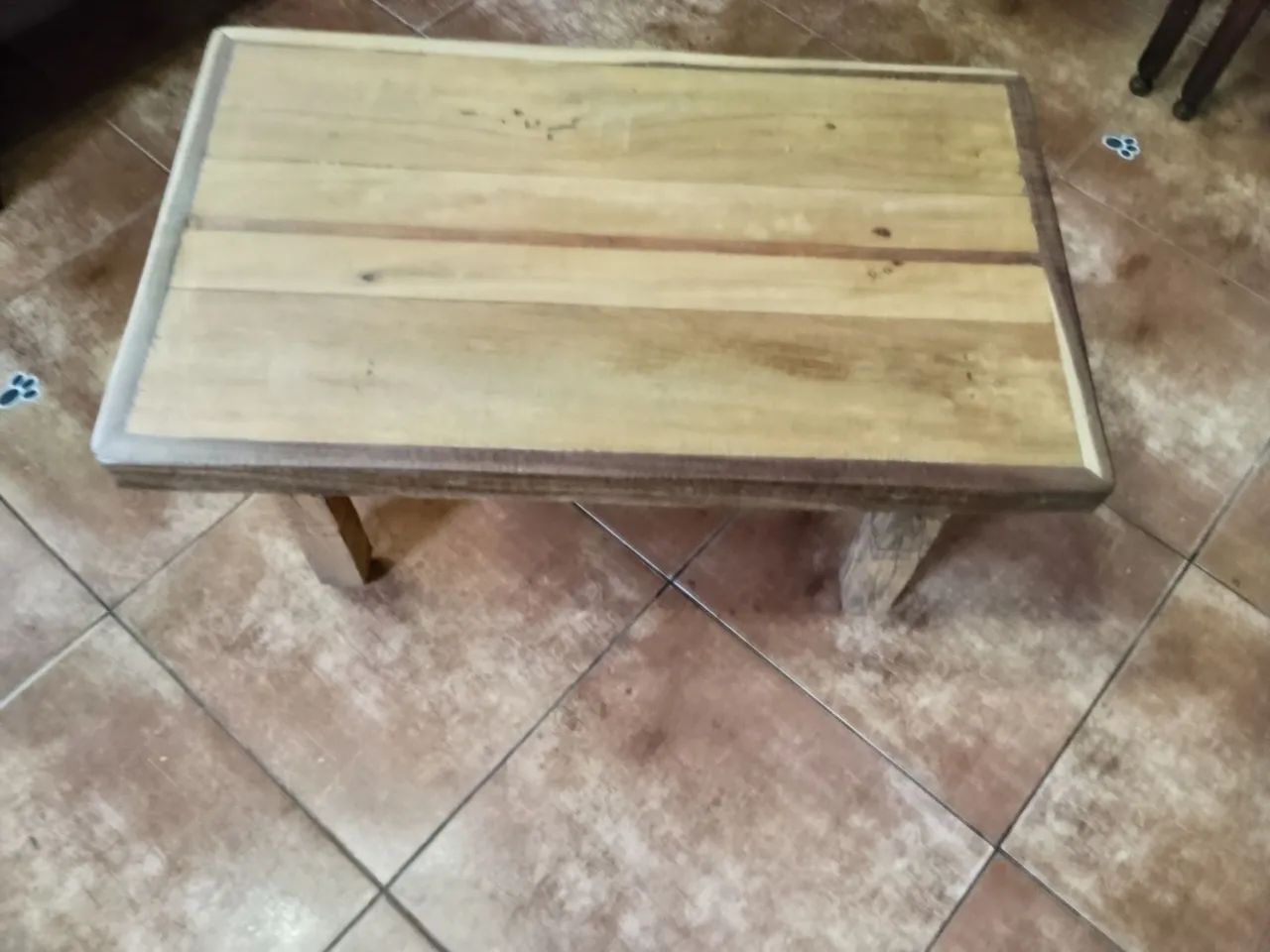 Conjunto de cadeiras e mesa de centro rústicos  - Foto 4