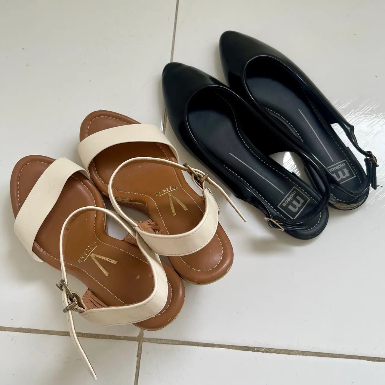 Sandália Vizzano Anabela e Sapatilha Moleca - Foto 5