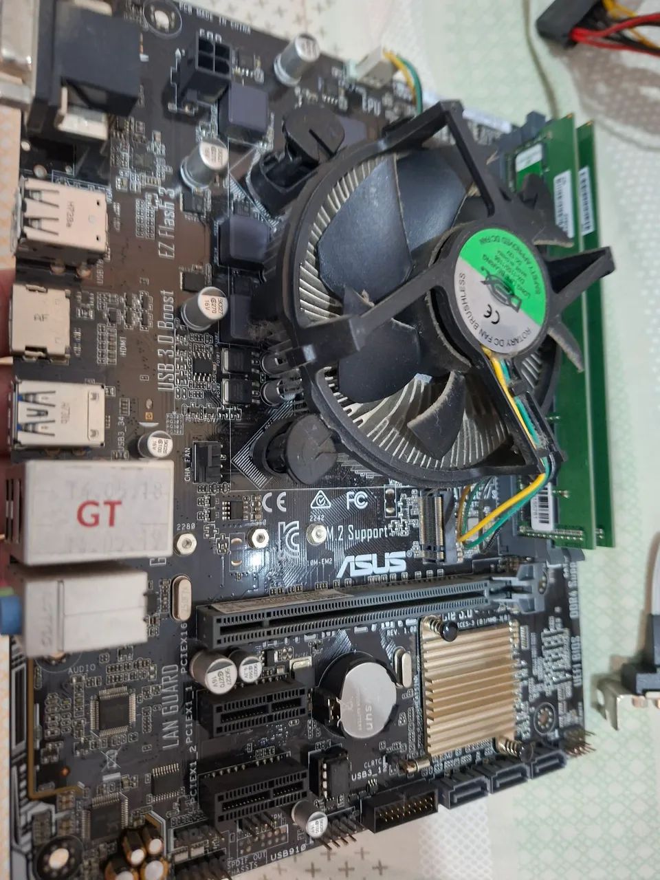 PLACA  ASUS+VIDEO+FONTE+MEMÓRIA  - Foto 5