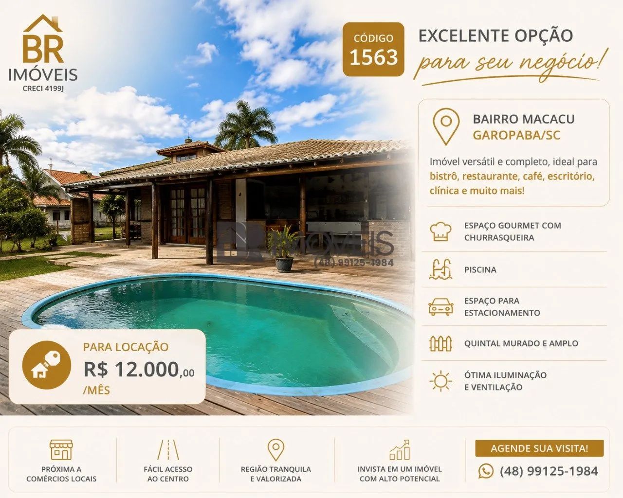 Casa Comercial/Residencial para Locação - Foto 3