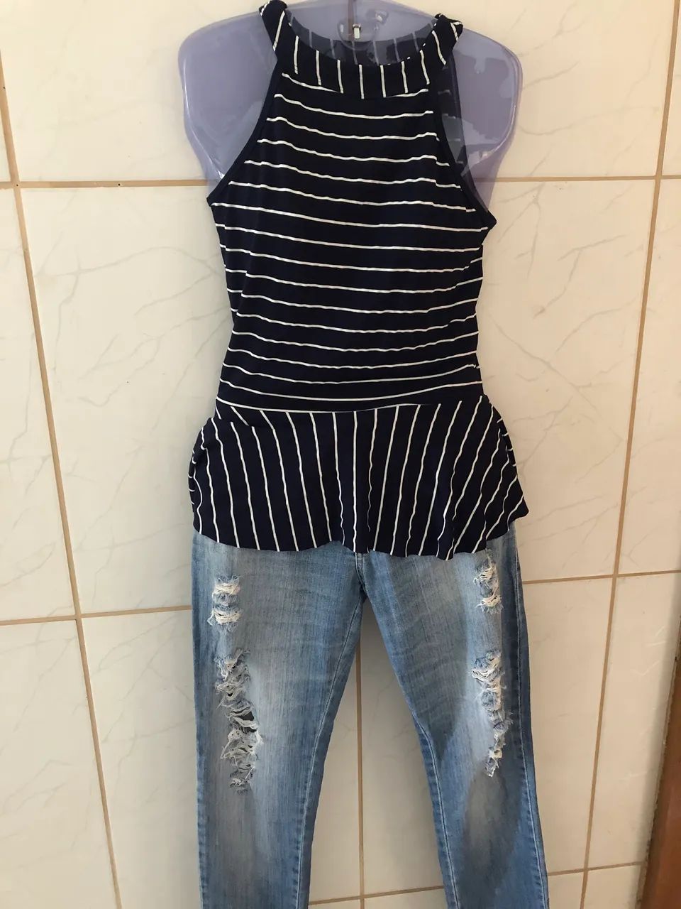 Blusa NOVA com lycra (M) - Foto 2
