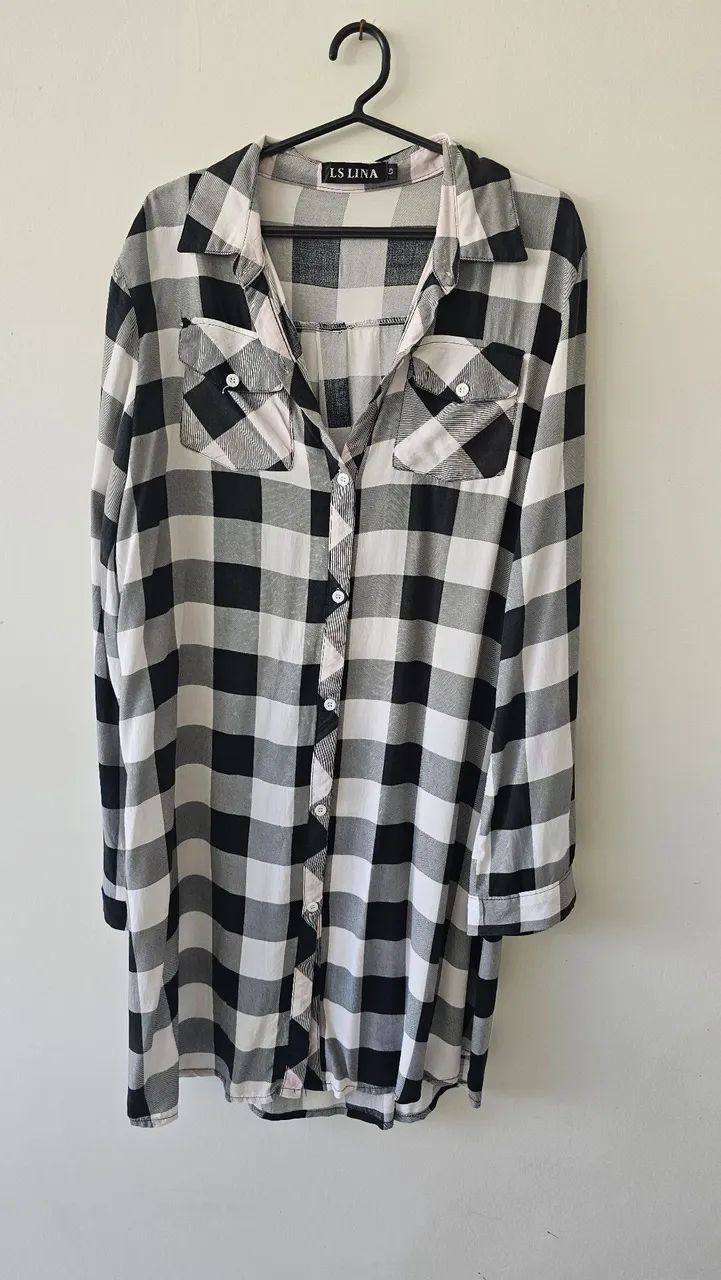 Vestido quadriculada feminino G