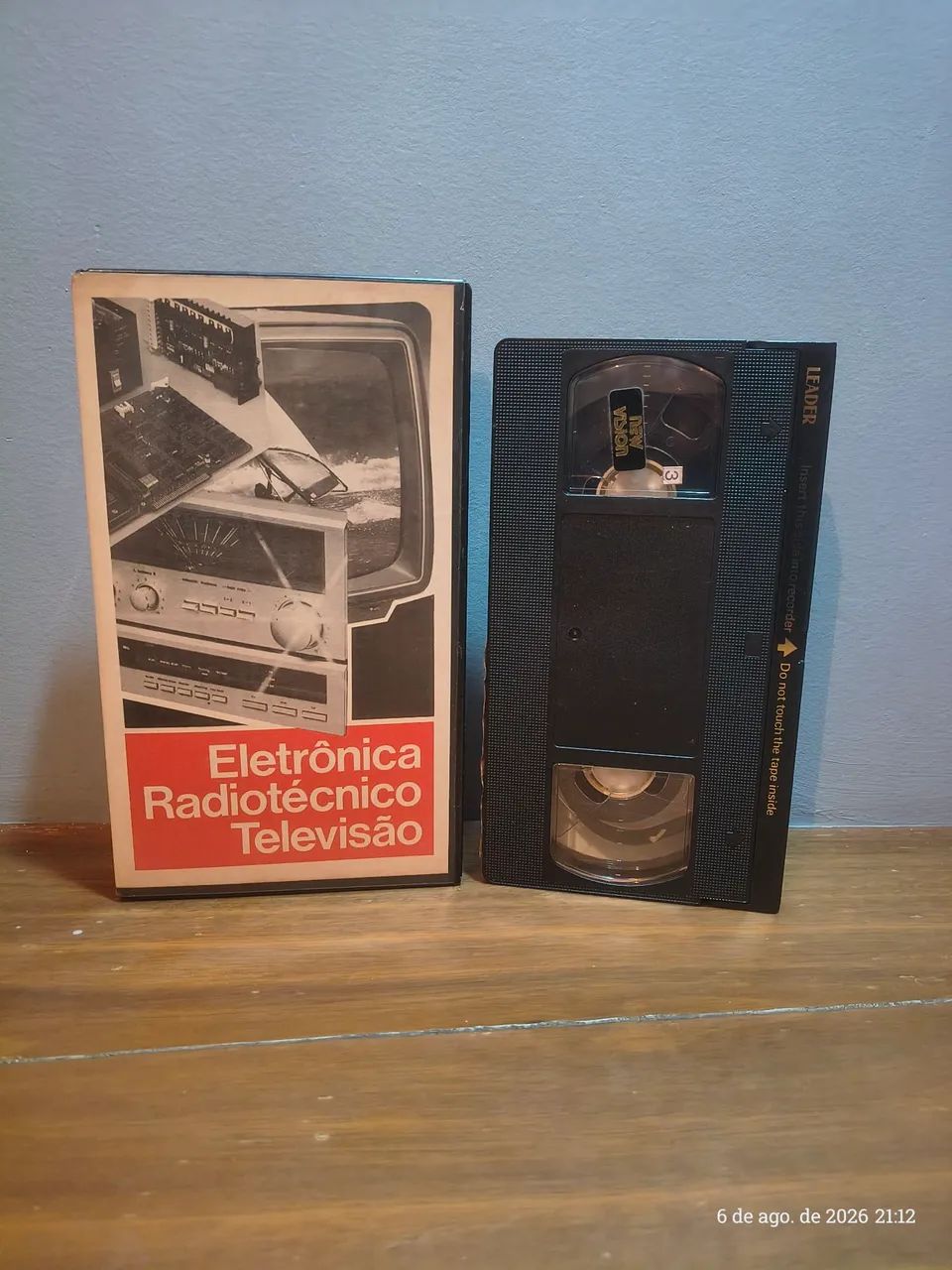 Vhs de rádio e TV antigo