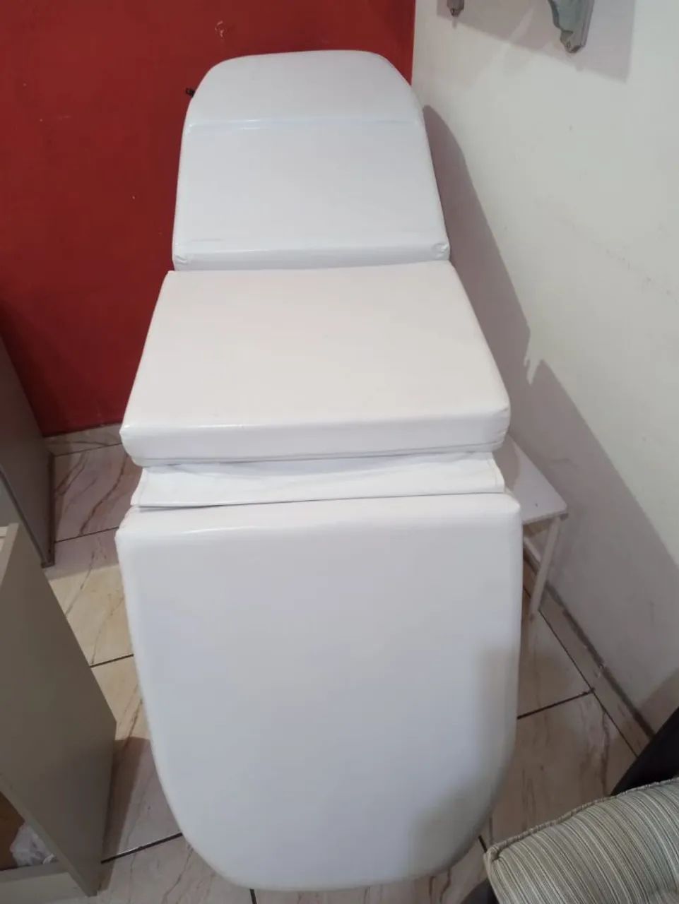 Maca branca dobrável 