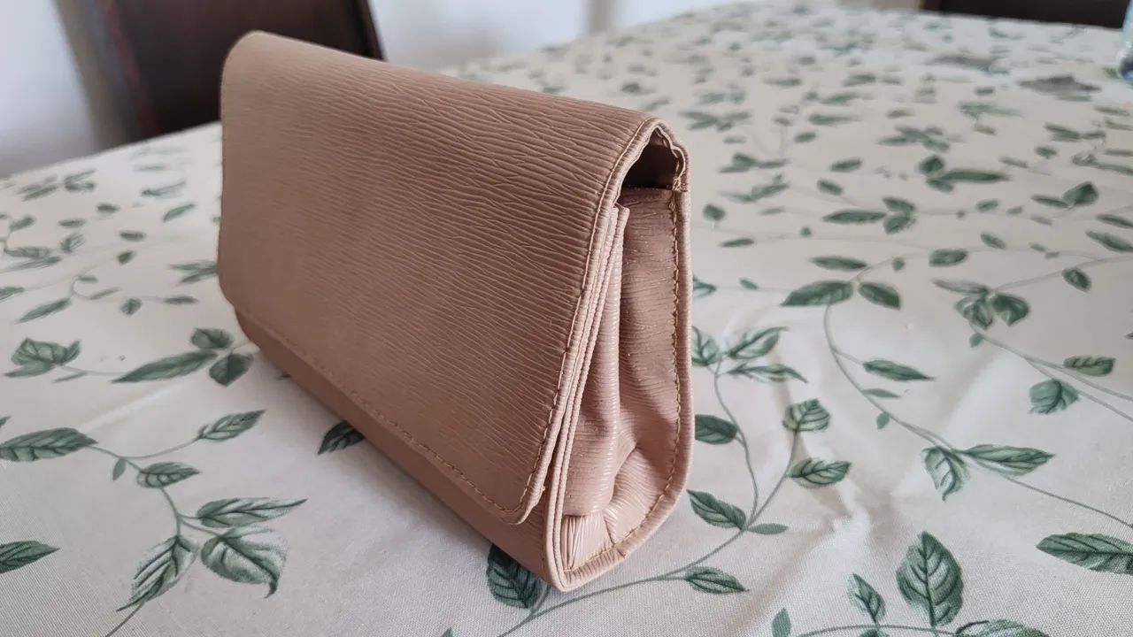 Bolsa Clutch Nude - Foto 6