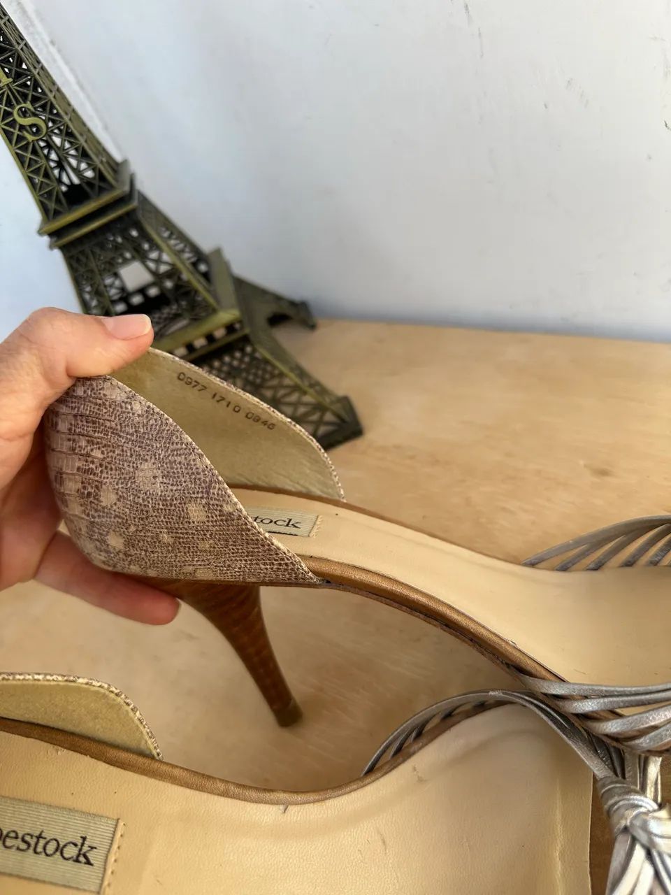 scarpin peep toe shoestock, tamanho 37 - Foto 4