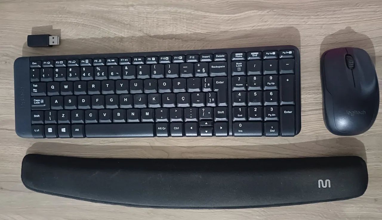 Teclado e mouse sem fio