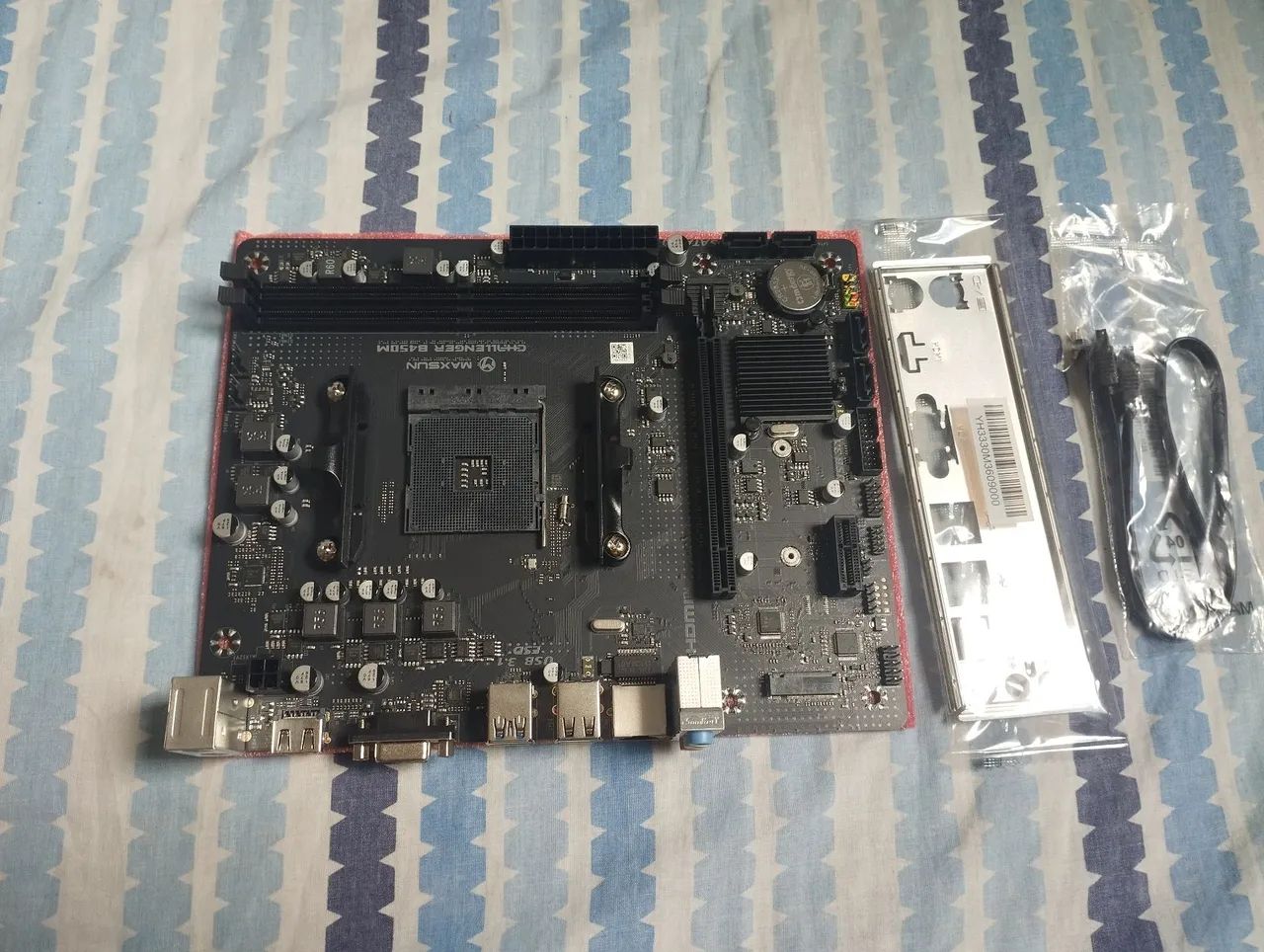 Placa mãe b450m nunca usada - Foto 5