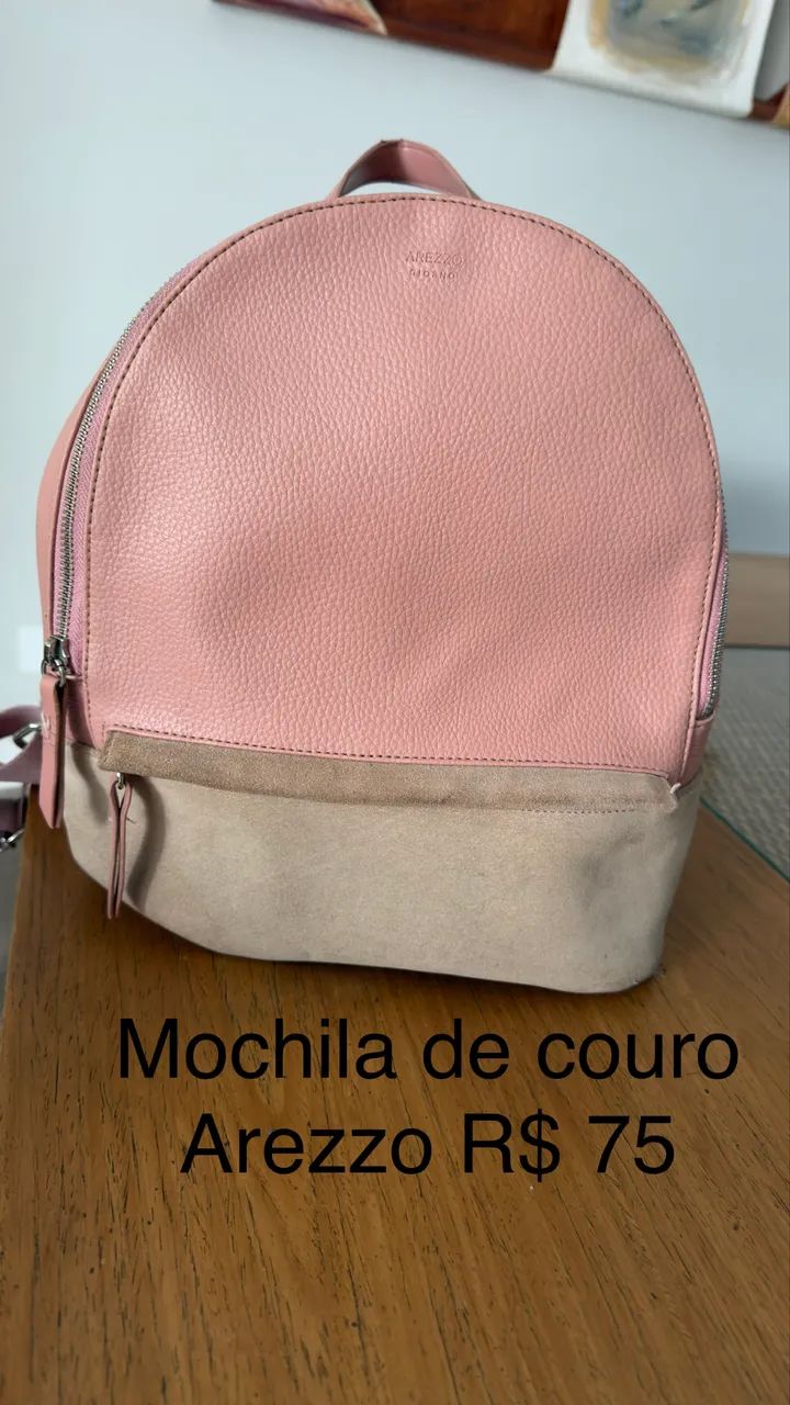 Bolsa couro Arezzo