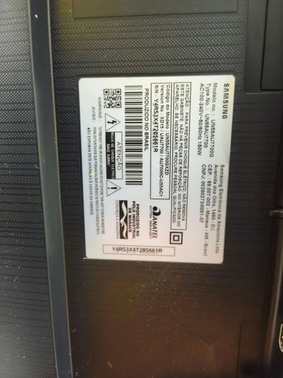 Tv Samsung 55 polegadas 4K 