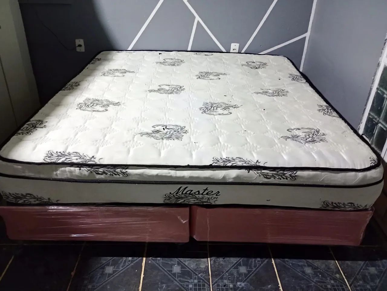 Cama Super King Duas Bases E Colchao De Molas Ensacadas Higienizada - Foto 3